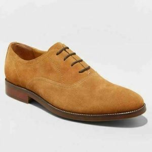 Goodfellow & Co Tan Genuine Suede Oxfords, NWT
